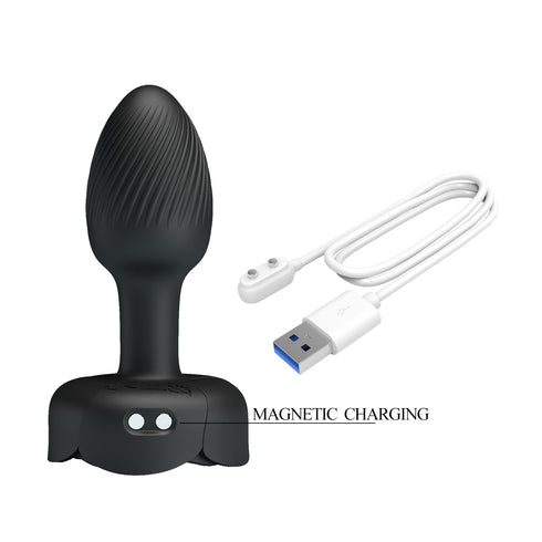 Olman – Vibrating Anal Plug with 5-Color Light